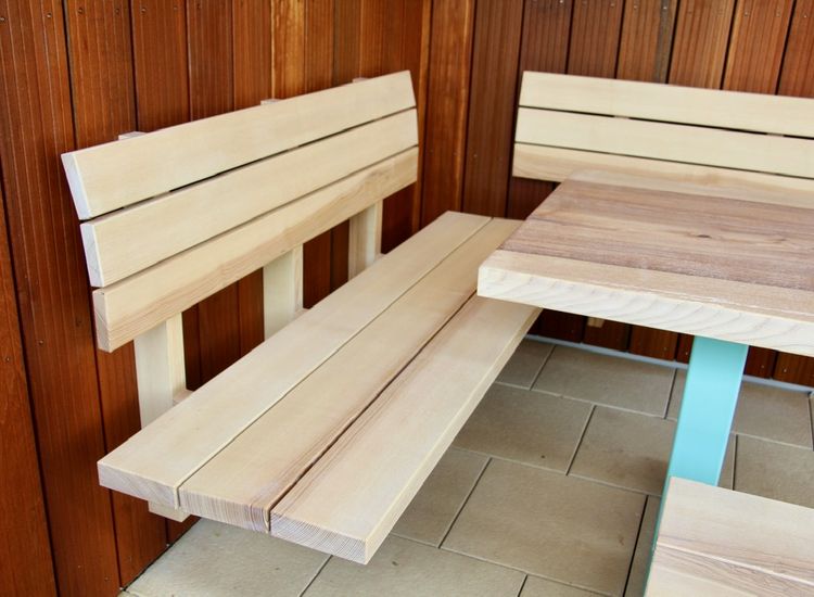 Eckbank aus Esche